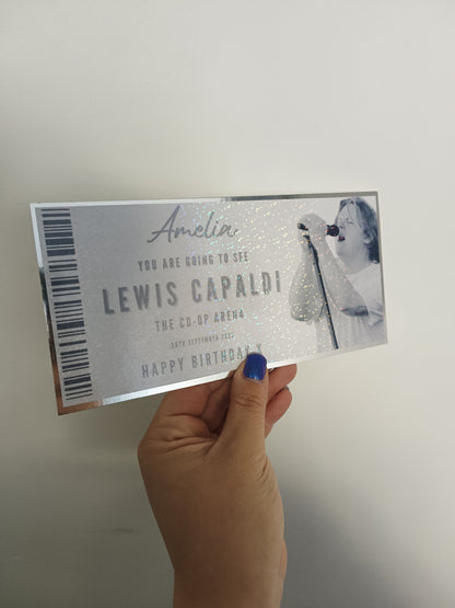 Custom Surprise Ticket Print | Personalised Ticket Voucher | Gift Idea | ANY DESIGN
