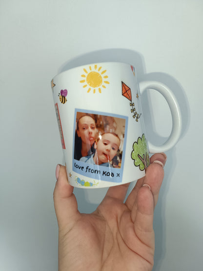 Personalised Photo Nursery Mug | Nursery Staff - Teacher Gift | Mug Gift