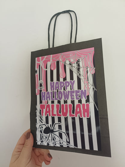 Personalised Halloween Gift Bags | Halloween Treat Bags | Halloween Party Bags