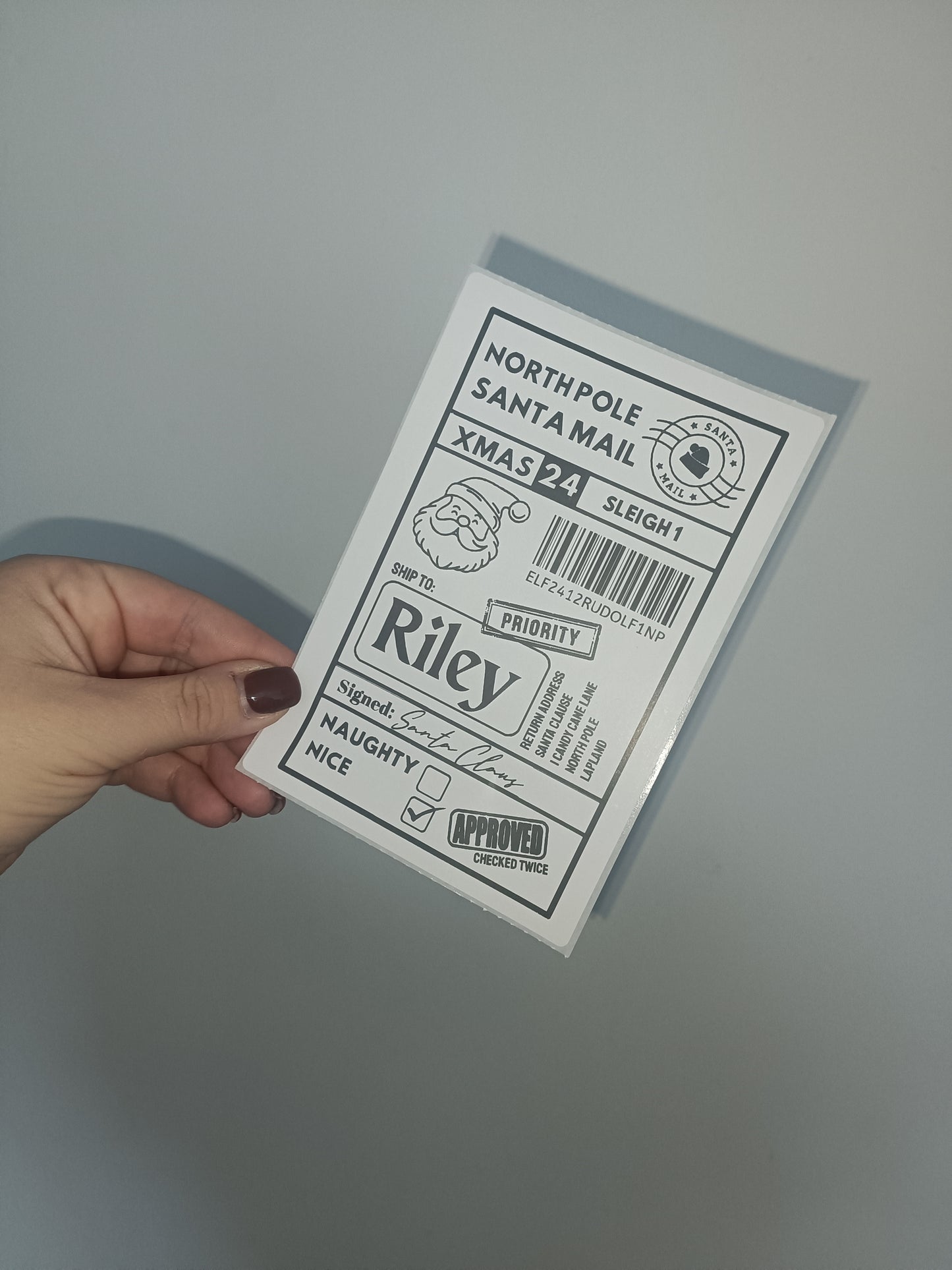 Christmas Labels | Personalised Christmas Parcel Stickers | Christmas Ideas