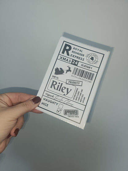 Christmas Labels | Personalised Christmas Parcel Stickers | Christmas Ideas