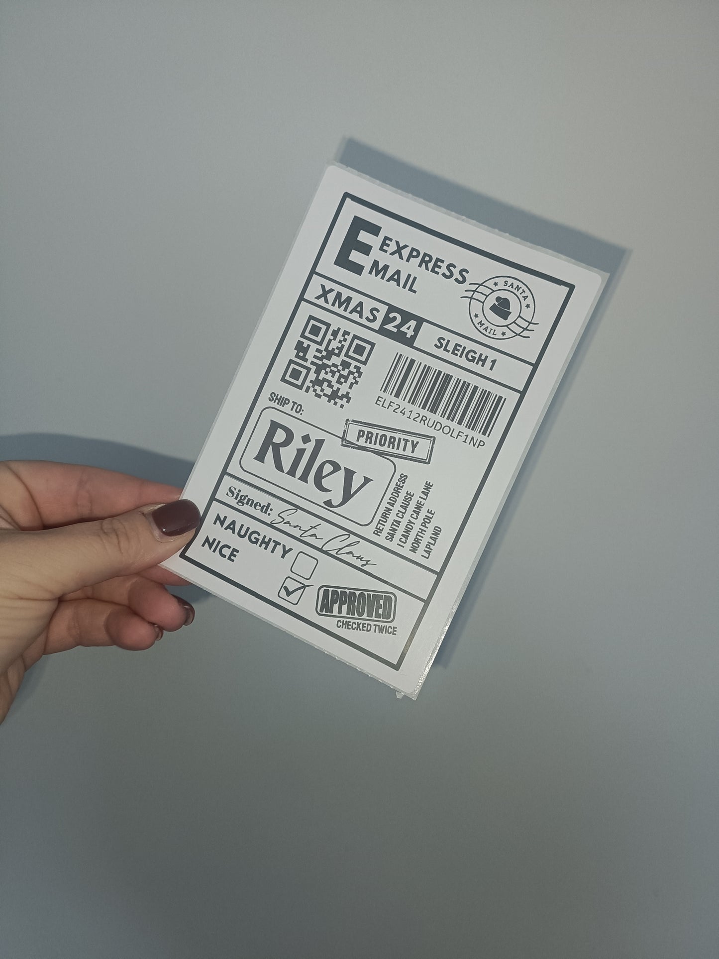 Christmas Labels | Personalised Christmas Parcel Stickers | Christmas Ideas