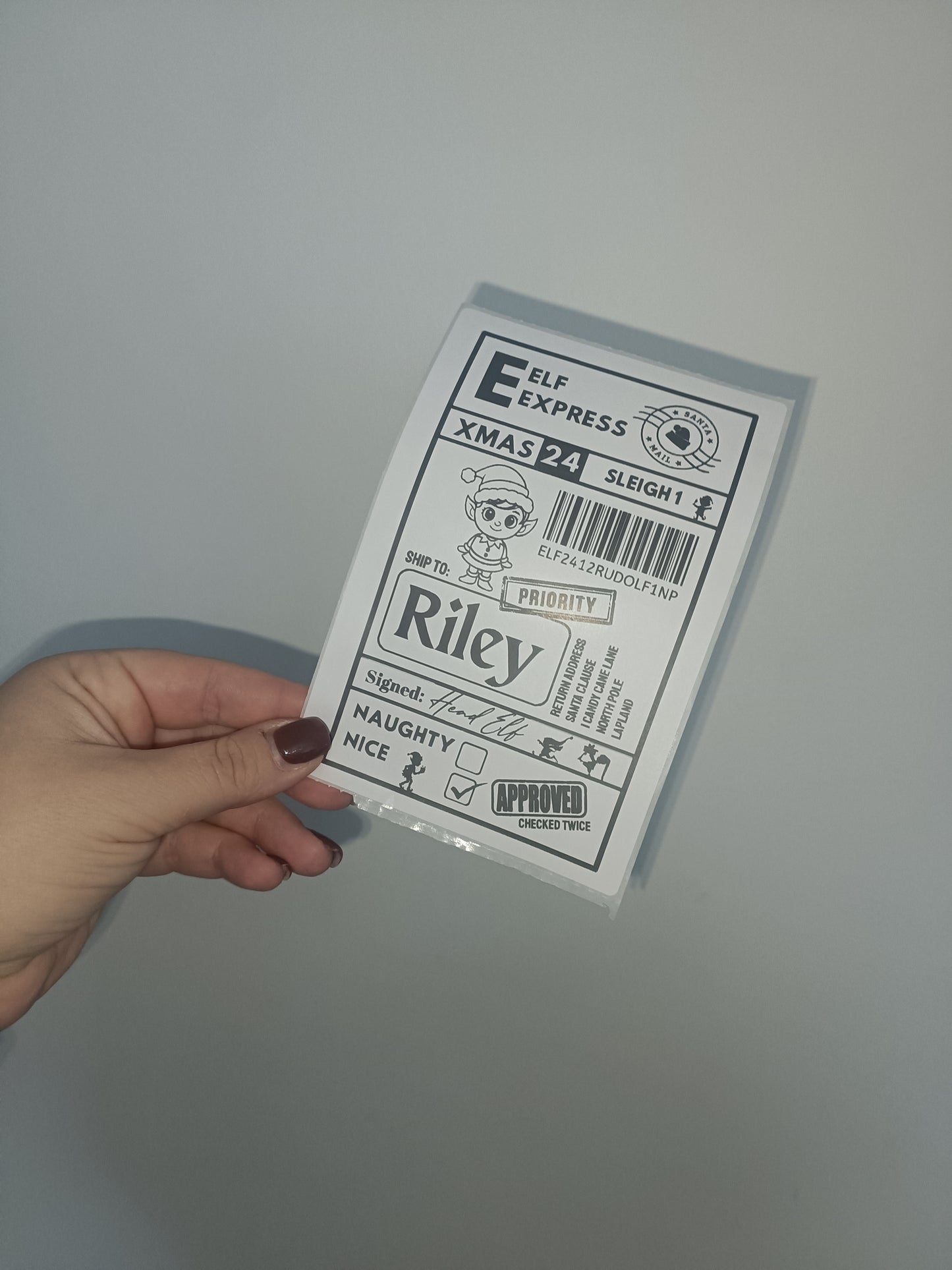 Christmas Labels | Personalised Christmas Parcel Stickers | Christmas Ideas