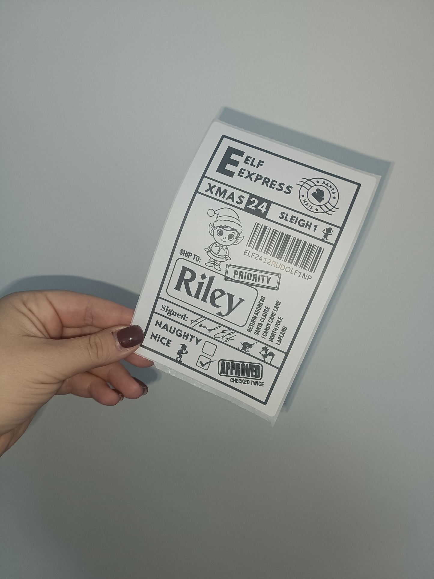 Christmas Labels | Personalised Christmas Parcel Stickers | Christmas Ideas