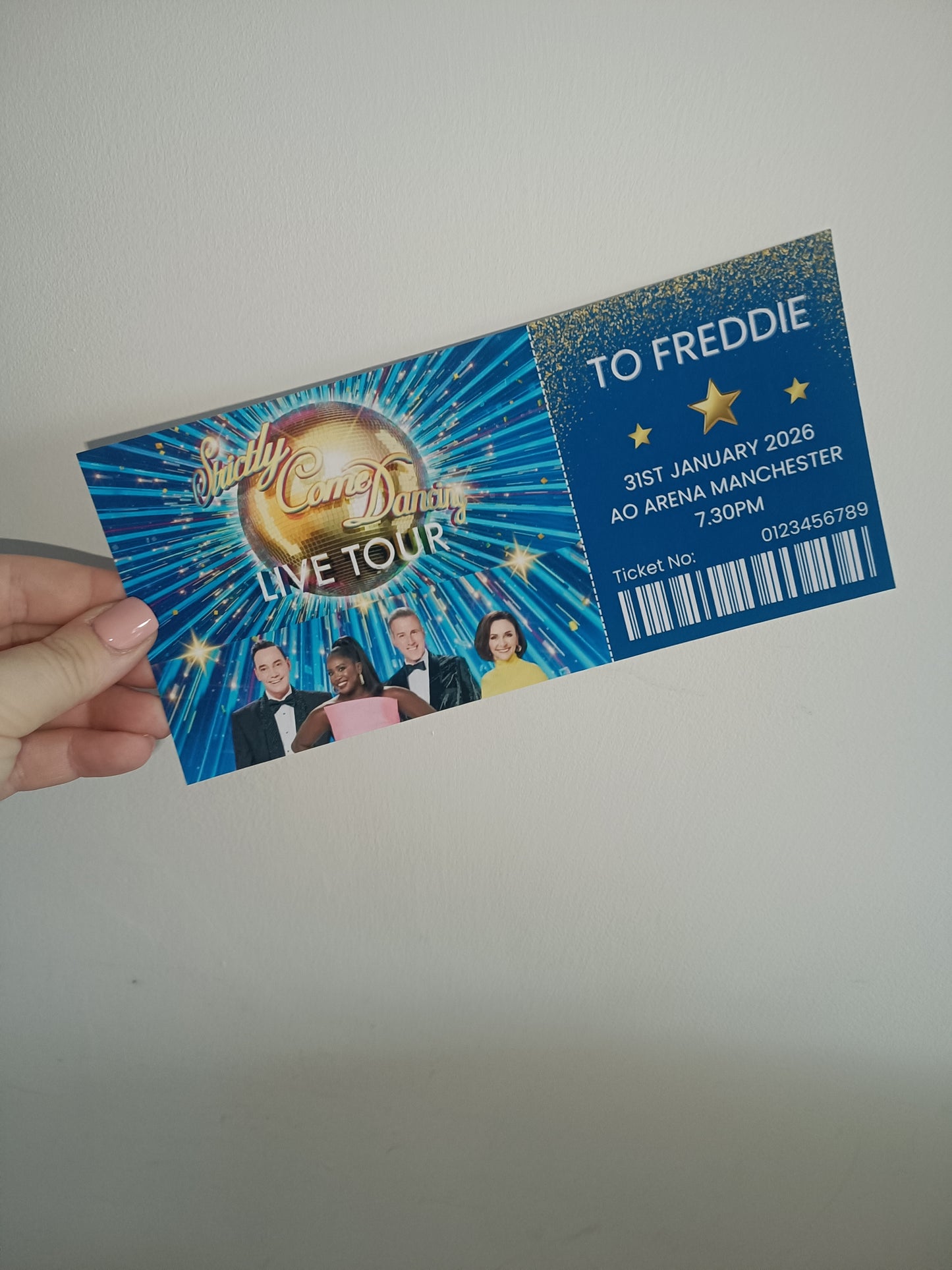 Custom Surprise Ticket Print | Personalised Ticket Voucher | Gift Idea | ANY DESIGN