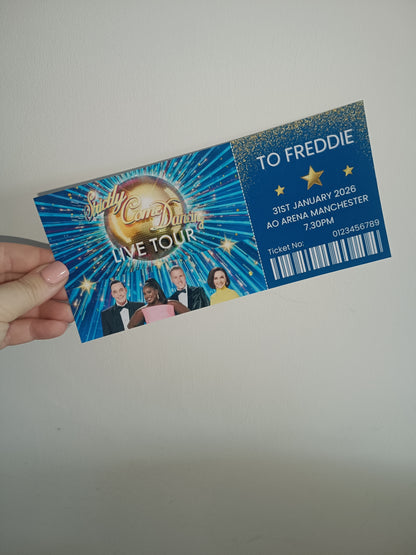 Custom Surprise Ticket Print | Personalised Ticket Voucher | Gift Idea | ANY DESIGN