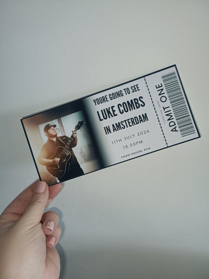 Custom Surprise Ticket Print | Personalised Ticket Voucher | Gift Idea | ANY DESIGN