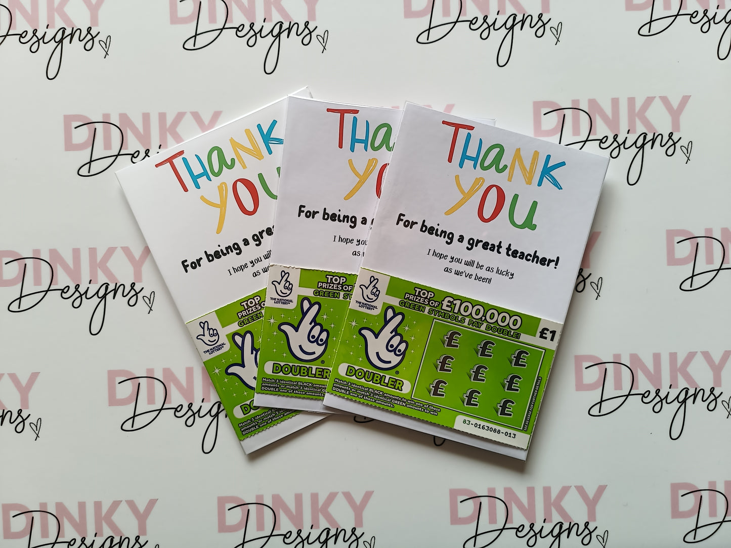 Teacher Gift | Teacher Gift Idea Scratch Card Lottery Ticket | Teacher Gift Idea