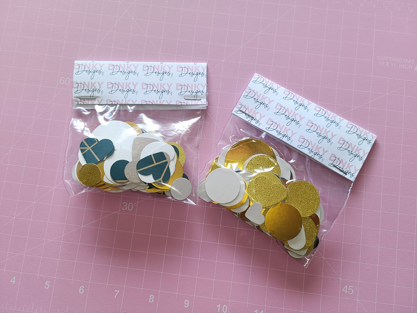 SALE ITEM | Green Gold Confetti