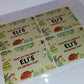 4 x Reptile Rectangle Party Bag Stickers | Eli's 8th Birthday | SALE ITEM