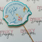 SALE | Cake Topper | Happy 5th Birthday Blake | Under The Sea Cake Topper