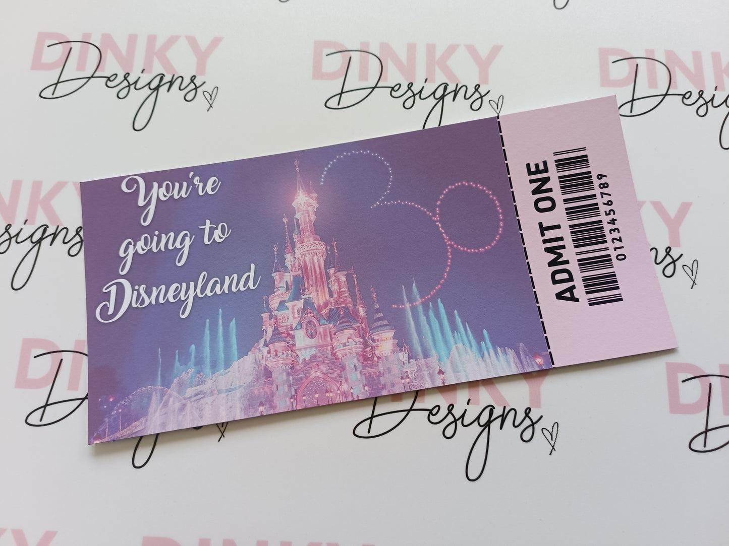 SALE | Ticket Print | Disneyland Ticket
