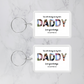 Keyring Gift | Daddy Keyring | Father's Day Gift | Novelty Gift Idea