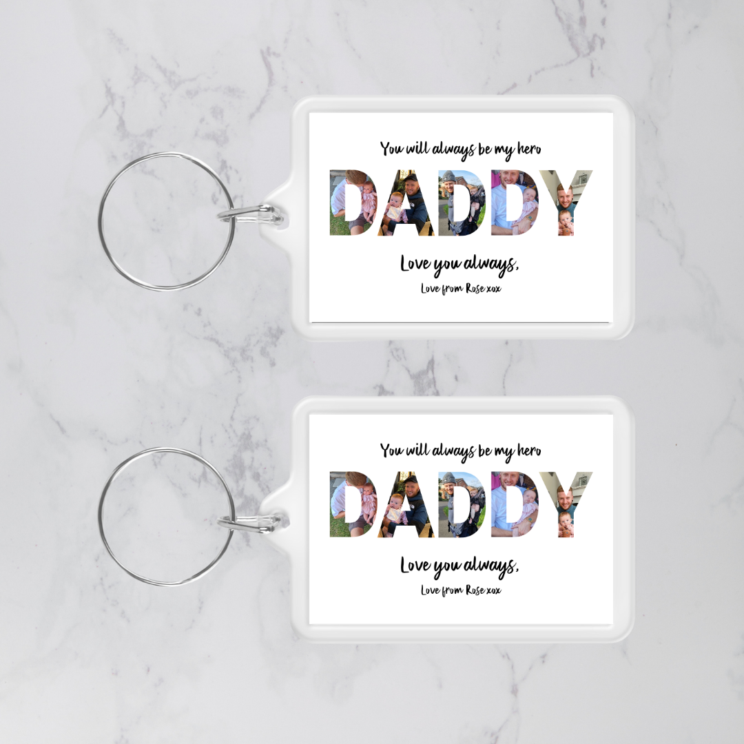 Keyring Gift | Daddy Keyring | Father's Day Gift | Novelty Gift Idea