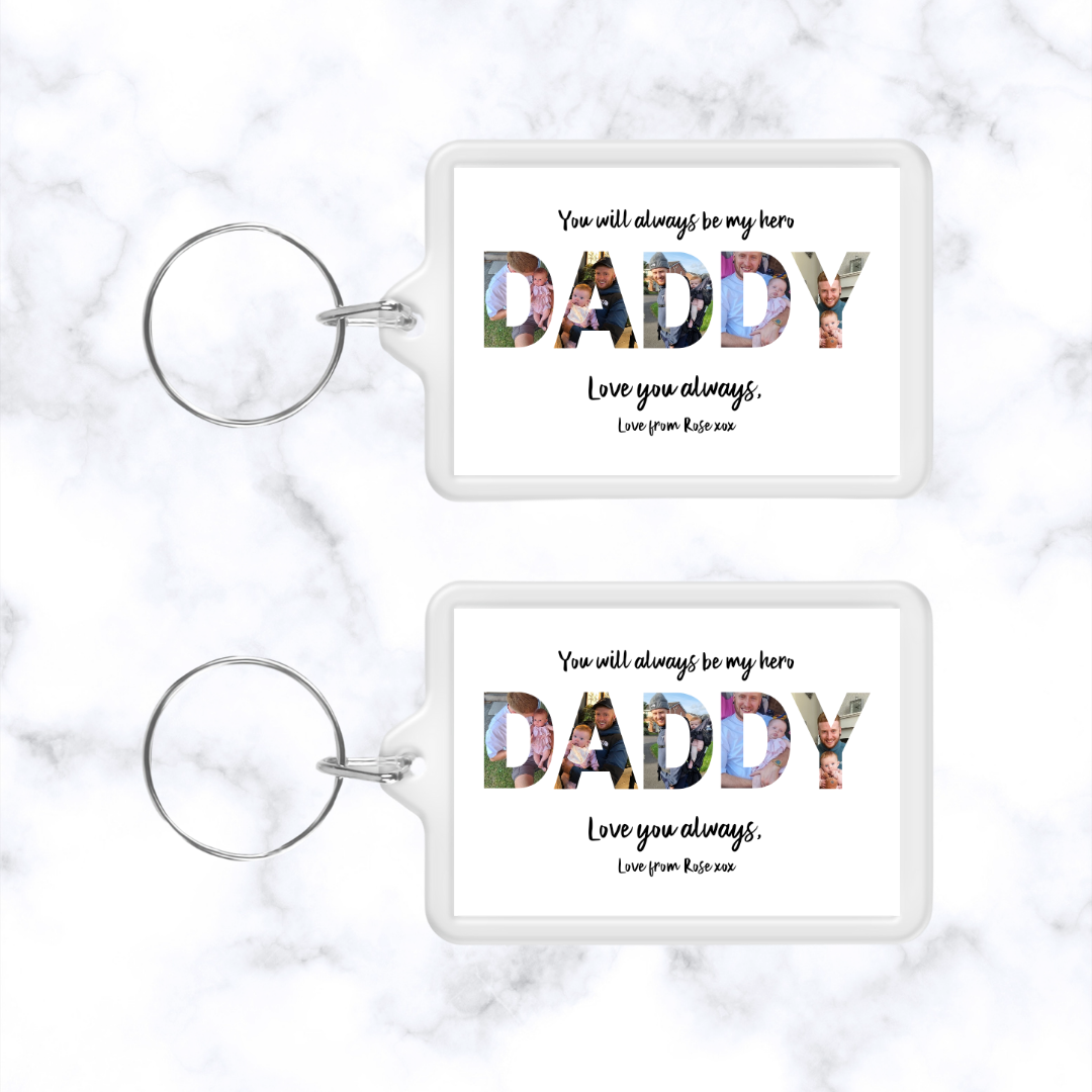 Keyring Gift | Daddy Keyring | Father's Day Gift | Novelty Gift Idea