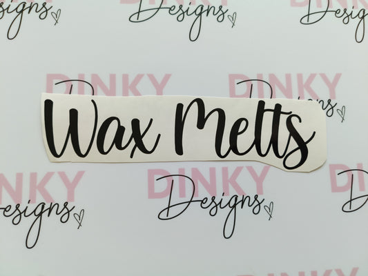 SALE | Wax Melts Sticker | Vinyl Sticker | Box Label