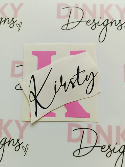 SALE | Kirsty Sticker | Vinyl Sticker | Mug Label | Notebook Label