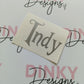 SALE | Indy Sticker | Vinyl Sticker | Box Label | Notebook Sticker | Water Bottle Label