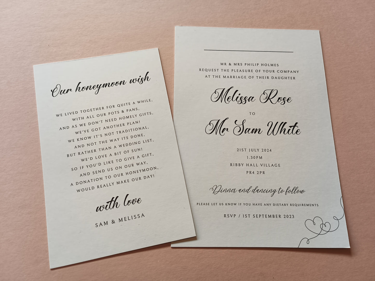 Honeymoon wish
