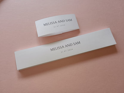 Wedding belly bands