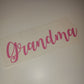 SALE | Grandma Sticker | Vinyl Sticker | Box Label | Notebook Sticker | Water Bottle Label