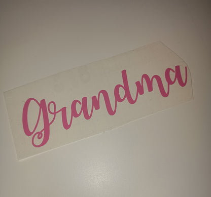 SALE | Grandma Sticker | Vinyl Sticker | Box Label | Notebook Sticker | Water Bottle Label