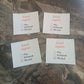 4 x Mini Wine Labels Stickers | Teacher Gifts