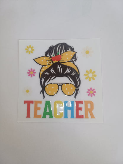 Bundle 10 x UVDTF teacher stickers
