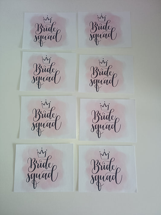 SALE | Bride Squad Stickers | Hen Party Stickers