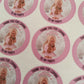 SALE - 35mm Pink Roblox Stickers | Party Bag Stickers | Thank You For Coming To My Party