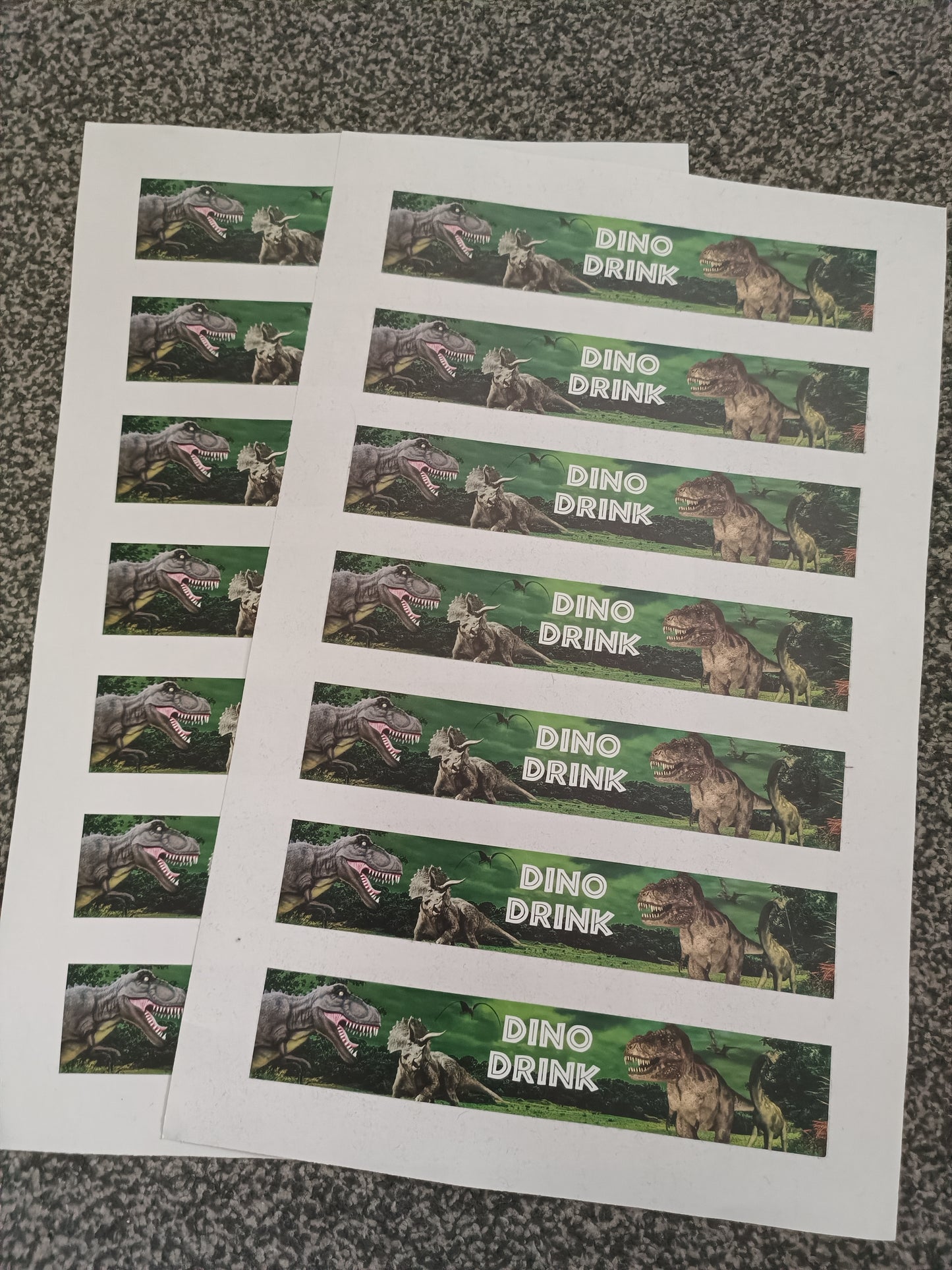 Juice Bottle Labels | Dinosaur Labels | Water Bottle Stickers | Dinosaur Party | Party Stickers