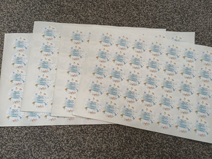 SALE - 35mm Under The Sea Stickers | Party Bag Stickers | Roman's 1st Birthday