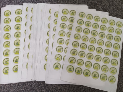 Reptile Snake Party Stickers | Circle Stickers | Sticker Sheet | Party Stickers