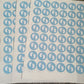 Blue Baby Footprint Stickers | Various Sizes | Baby Shower Party Stickers | Baby Shower Stickers