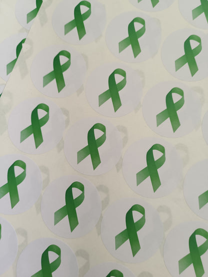 SALE - Mental Health Ribbon Stickers | 19MM | Sticker Sheets