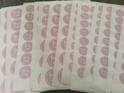 Bride Stickers | Bride Tribe Stickers | Various Sizes | Bridal Party Supplies | Hen Party Stickers