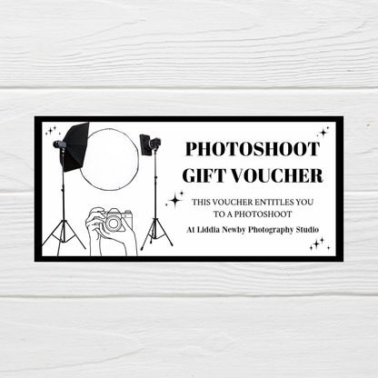Surprise Ticket Print | Personalised Photoshoot Ticket Gift Voucher | Gift Idea