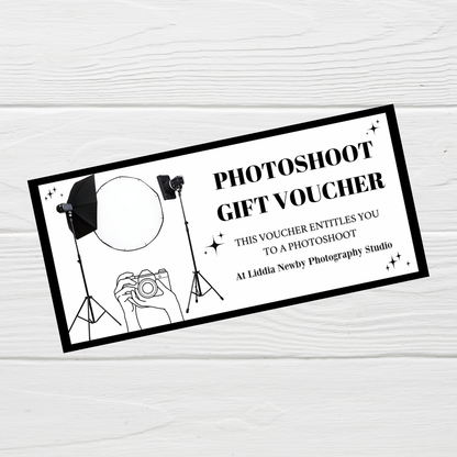 Surprise Ticket Print | Personalised Photoshoot Ticket Gift Voucher | Gift Idea