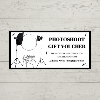 Surprise Ticket Print | Personalised Photoshoot Ticket Gift Voucher | Gift Idea