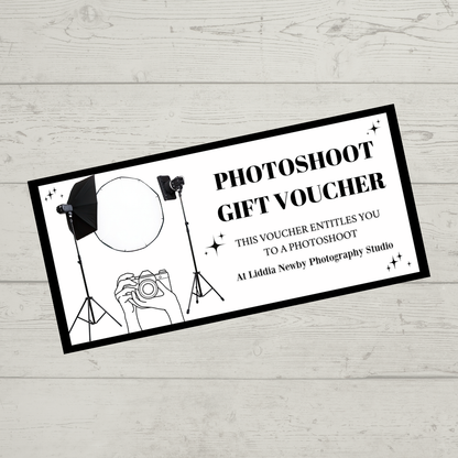 Surprise Ticket Print | Personalised Photoshoot Ticket Gift Voucher | Gift Idea
