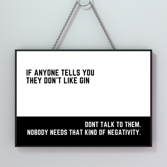 Kitchen Print | Gin Print | Funny Gin Print