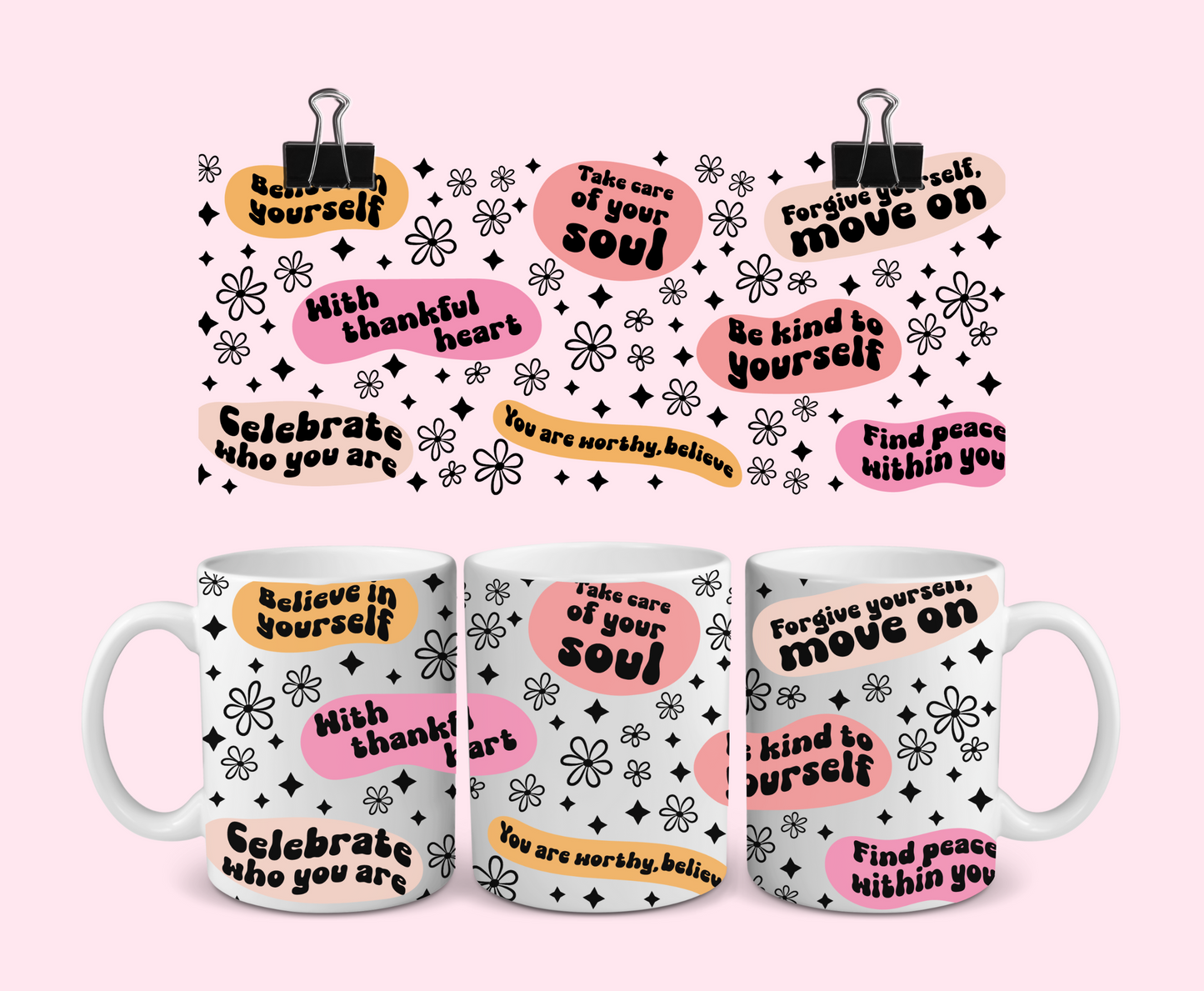 Positive Affirmations Mug | Positive Quote Mug | Gift Idea