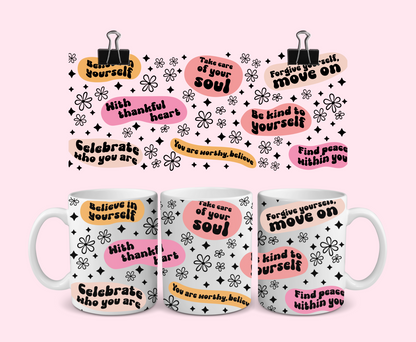 Positive Affirmations Mug | Positive Quote Mug | Gift Idea
