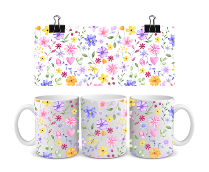Spring Floral Mug | Floral Flower Mug | Gift Idea