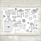 A4 Colouring Activity Sheets | Personalised Girls Football Activity Sheets | Party Bag Favours | Party Placemats