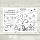 A4 Colouring Activity Sheets | Personalised Christening Holy Communion Activity Sheets | Party Bag Favours | Party Placemats