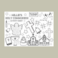 A4 Colouring Activity Sheets | Personalised Christening Holy Communion Activity Sheets | Party Bag Favours | Party Placemats