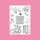 A6 Colouring Sheets | Personalised Makeup Artist Colouring Sheets | Salon Supplies