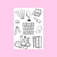 A6 Colouring Sheets | Personalised Makeup Artist Colouring Sheets | Salon Supplies