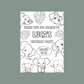 A6 Colouring Sheets | Personalised Elephant Colouring Sheets | Party Bag Favours